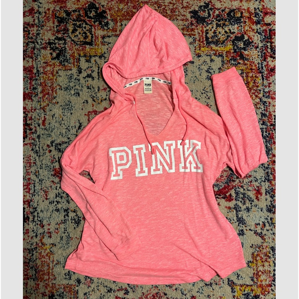 PINK VS lightweight oversized hoodie